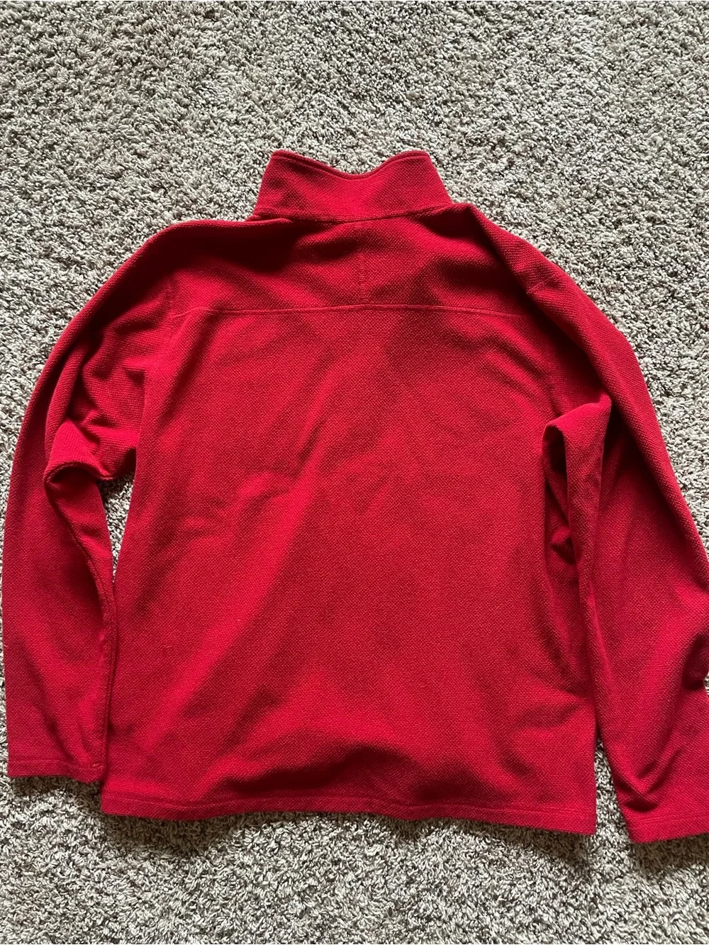 The North Face Half-Zip Pullover Red Men’s XL X-Large EUC